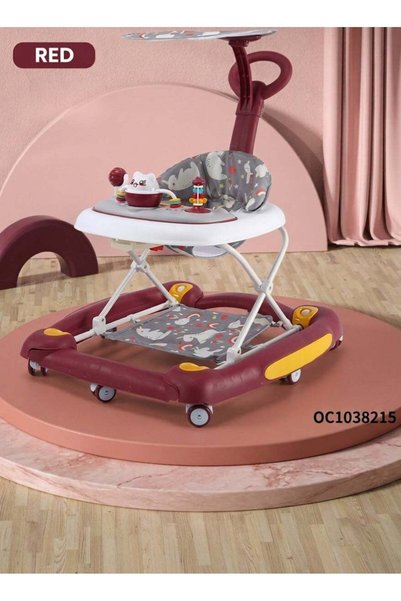 Baby Cara عربة أطفال متعددة الاستخدامات (6 في 1) مزودة بعجلات، ووسادة للتأرجح...