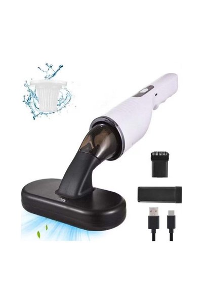 Generic Aspirator Auto de Mână fără Fir SIKS GI 828, 80W, 2000 mAh, Filtru HE...