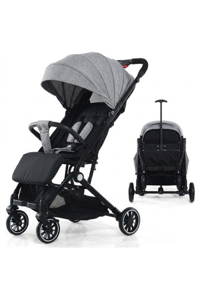 Baby Cara عربة أطفال صغيرة الحجم، قابلة للطي، خفيفة الوزن، ومزودة بعجلات دفع،...