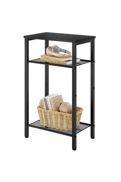 GENERAL Hoctieon 3 Tier End Table, Telephone Table, Tall Side Table with Stor...