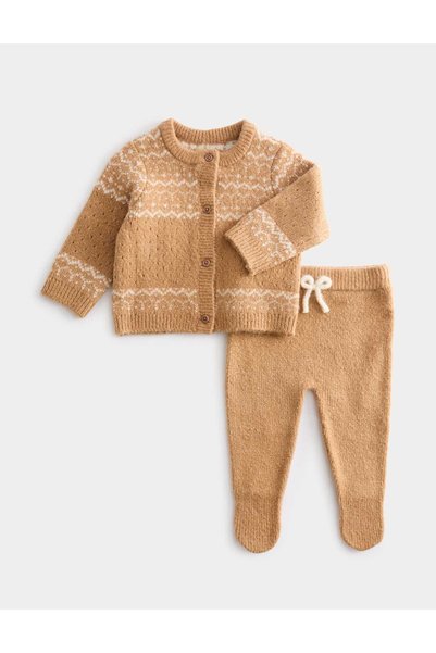 Marks & Spencer Set 2 piese cu model Fair Isle (0-12 luni)