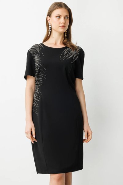 Ekol Sleeveless Embellished Dress 05960