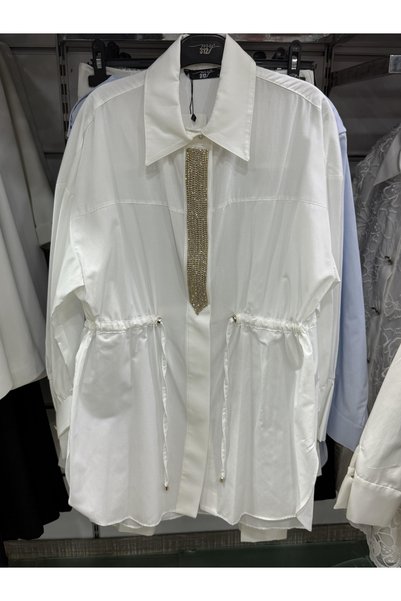 my312 Stone-Embellished Tunic 25S8600 Ecru