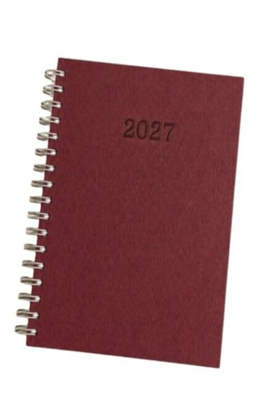 Lizy Agendă din piele termică cu spirală 2027, 17x24, asortată - 1 bucată