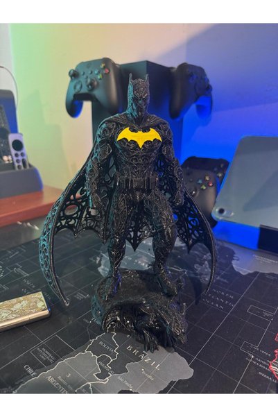 Özel tasarım Batman 3-D obje 20 cm boyutunda