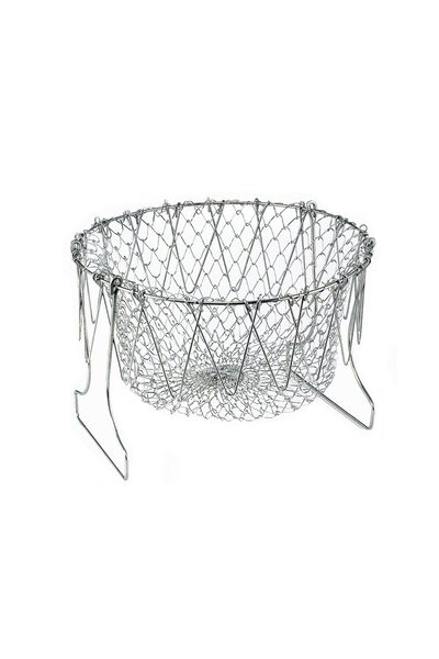 awwaline Universal foldable stainless steel cooking basket, multifunctional, ...