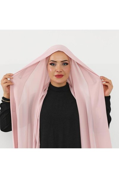 HIJAB VIP Chiffon Hijab with Magnet and Hat in the Middle