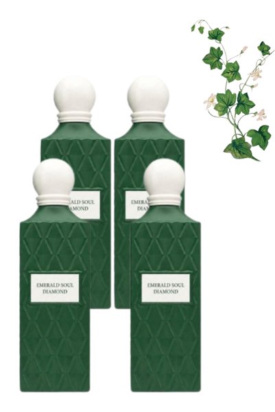 IBRAG 4 قطع Emerald Soul Diamond Perfume 200 مل