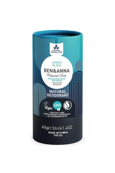 BEN ANNA Deodorant Stick with Cedar and Woody Notes - Ben & Anna Urban Black,...
