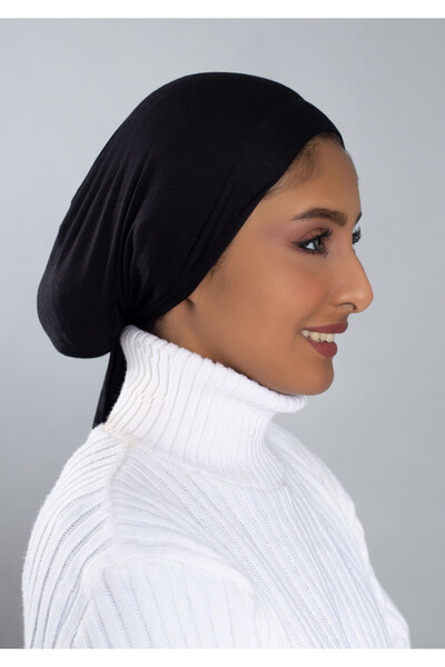 HIJAB VIP قبعه تحت الحجاب ربط- أسود