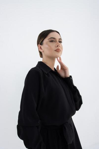 HIJAB VIP طقم بدلة حجاب - أسود