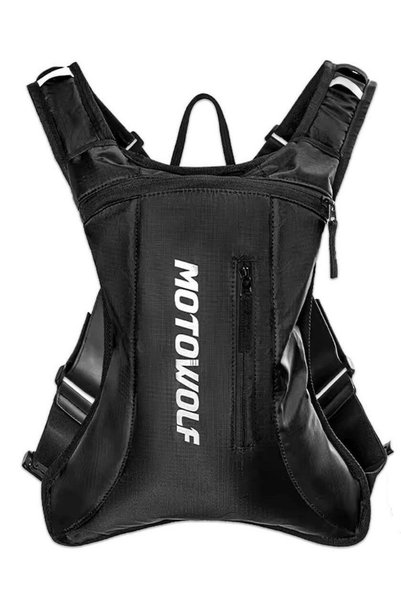 MOTOWOLF MB7 Σακίδιο με Ενσωματωμένο Σύστημα Ενυδάτωσης Μαύρο
