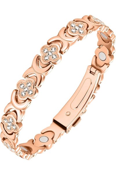 KASTWAVE Copper Magnetic Bracelet for Women, Pure Copper Bracelet with 3800 G...