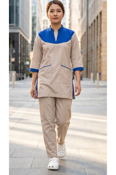 ABSHIR Housemaid Uniform Set/Khadama/Maid Uniform/Baby sitter/3/4 Sleeve Top ...