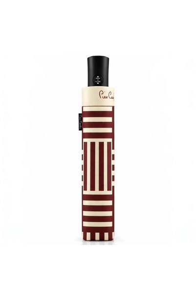Pierre Cardin Ομπρέλα βροχής αυτόματη σπαστή PC7359-03 Καφέ