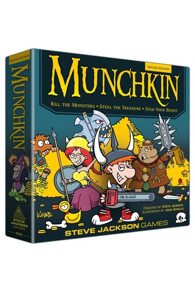 Steve Jackson Games Επιτραπέζιο παιχνίδι Munchkin Deluxe (Δεύτερη Έκδοση),