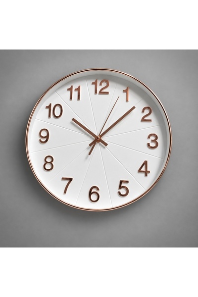 Magic Time Αθόρυβο Ρολόι Τοίχου Μοντέρνου Σχεδιασμού με Ανάγλυφους Αριθμούς -...