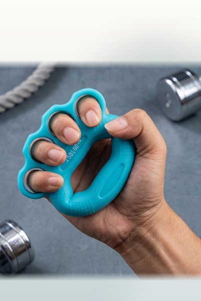 Yenilig 5 Silicone Hand and Wrist Strengthening Exercise Rings – Fist-Shaped ...