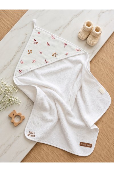 Findlay Baby BEBEK KUNDAK BANYO HAVLUSU OEKOTEX SERTİFİKALI %100 PAMUK