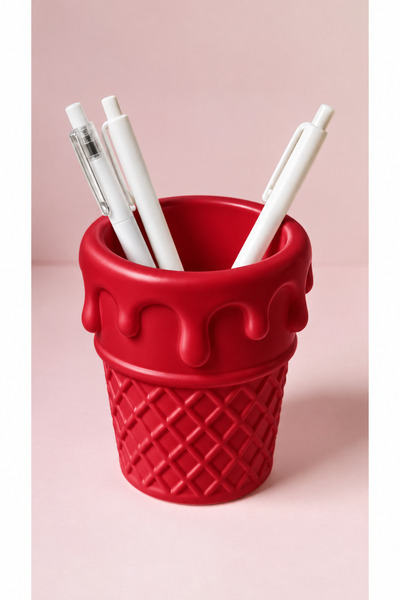 Belupa Ice Cream Cone Design Pen Holder Desktop Organizer Decorative Organizer