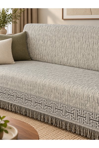 WOOF HOME Multi-Purpose Cotton Cover-Base Cover-Sofa-Couch Shawl-Sofa Cover 1...