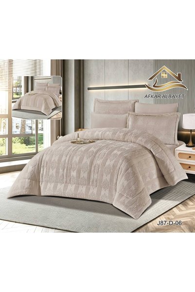 afkar ksa Winter Duvet Cover Set 6-Piece Embroidered Velvet _ Double Winter B...