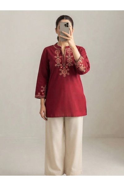Generic Brand PURE COTTON EMBROIDED CORD SET FOR WOMEN