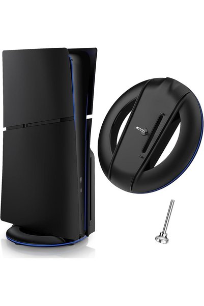 Generic Vertical Stand for PS5 Slim Console Disc and Digital/PS5 Pro with Scr...