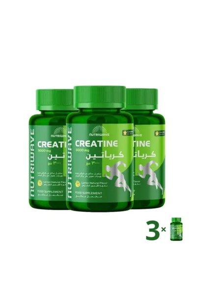 Nutriwave كيراتين جاميز 3000 ملغ 60 قطعة عرض 3 عبوات