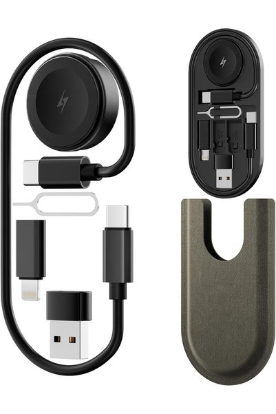 TERRIFI 7-in-1 Multi USB Charging Adapter Cable Kit, USB Converter with Wirel...