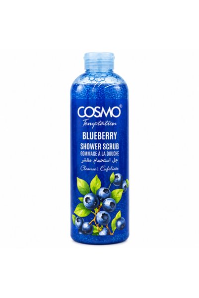 Cosmo جل الاستحمام المقشر بالتوت الأزرق، 1000 مل
