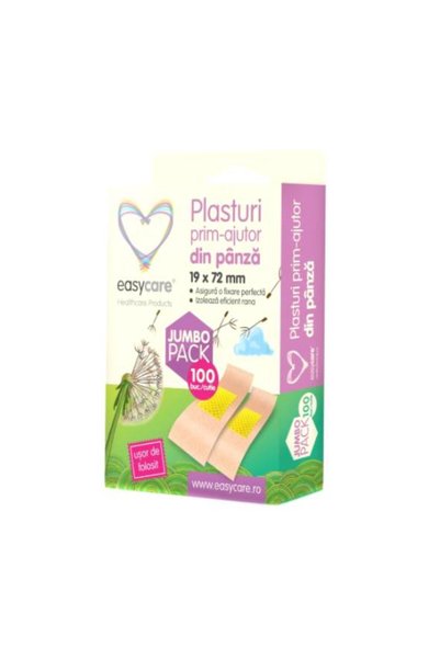 easycare Εύκολης Φροντίδας Υφασμάτινα Ιατρικά Επιθέματα Πρώτων Βοηθειών, 19 x...