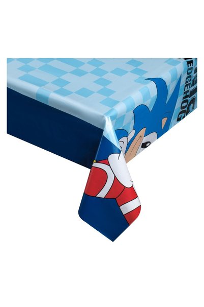 SONIC THE HEDGEHOG Față de Masă din Plastic de Petrecere 120x180 cm – 1 buc. ...