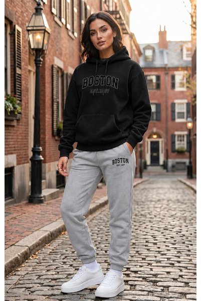 clothes 33 بدلة رياضية بغطاء رأس مزينة بالخرز، تصميم موسمي، موديل بوسطن 1697،...