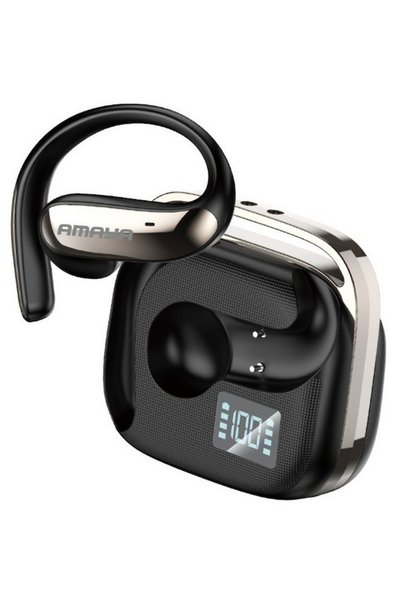 AMAYA ATW-51O Ακουστικά Bluetooth Handsfree Ανοιχτού Τύπου με Θήκη Φόρτισης Μ...
