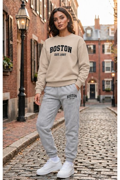 clothes 33 بدلة رياضية من SIFIR YAKA مع طبعة شاردون، موديل بوسطن 1967، مناسبة...