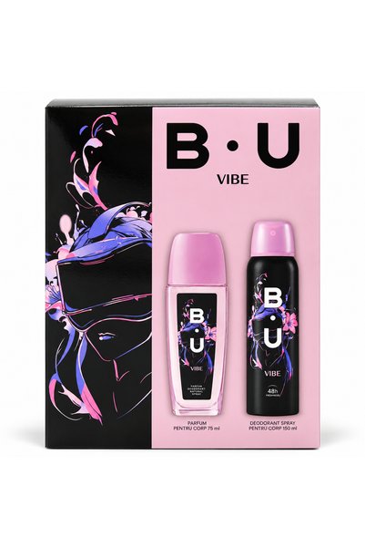 B.U. Set cadou pentru îngrijire Vibe, 75 ml + 150 ml