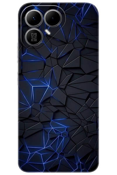 TECNO Pova 8 5G (LK6) Uyumlu Kılıf Desen Baskılı Silikon Prizmatik Tasarım ST...
