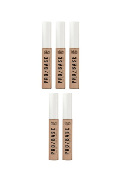 MUA Makeup Academy 5x PACK PRO BASE Full Coverage Concealer – 160