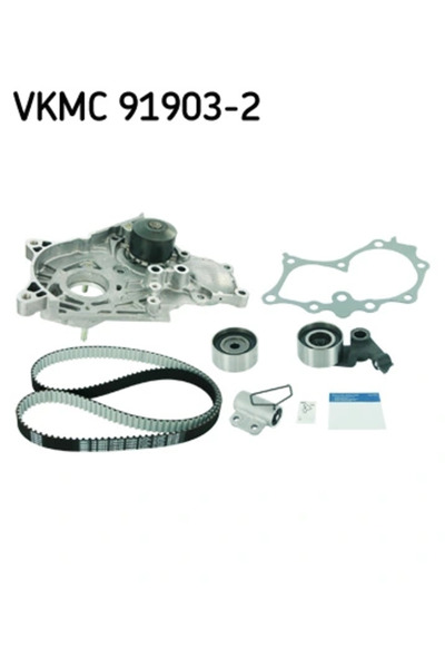 SKF Set pompă de apă + curea de distribuție VKMC 91903-2