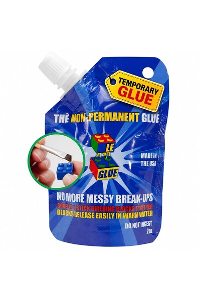 GENERAL لاصق مؤقت Le-Glue |   غراء شفاف غير دائم لقطع البناء البلاستيكية |   ...