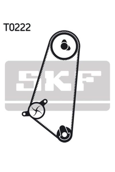 SKF Set pompă de apă + curea de distribuție VKMC 01100