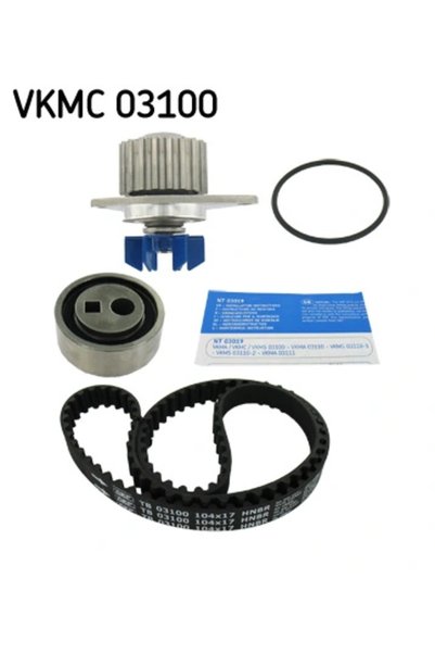 SKF Set pompă de apă + curea de distribuție VKMC 03100