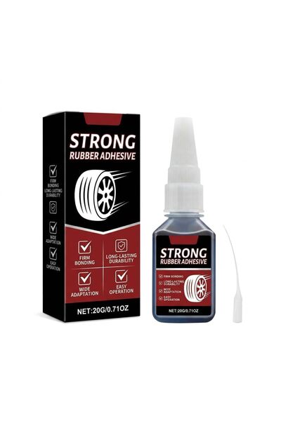 sheful 2 PCS Rubber Glue 20g for Tyres and Shoe Sole Repair, Flexible Black G...