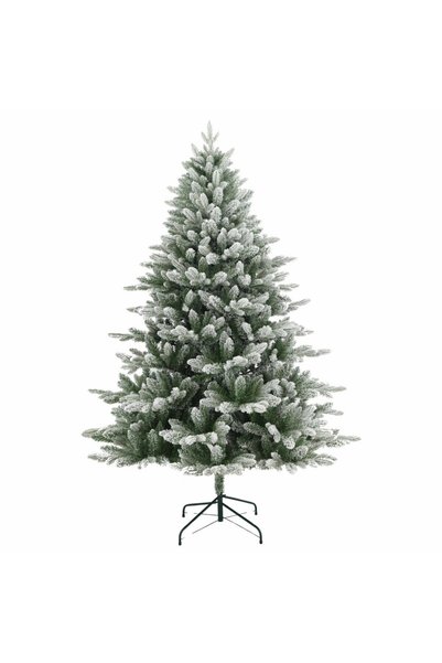 OEM Brad Artificial de Craciun cu Aspect de Zapada si Ramuri Inghetate, 180 c...