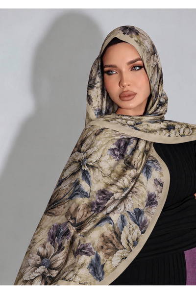 Aden Noor Bloom Etnik Desen Şal