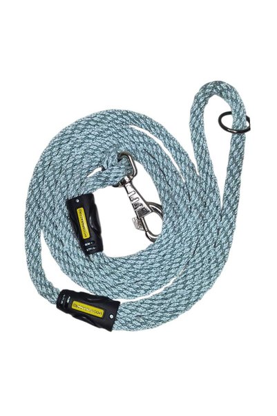 moonparacord حبل للمشي مع الكلاب، مصنوع من الفولاذ المقاوم للصدأ، طوله 120 سم.
