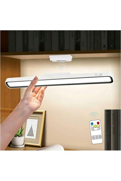 MIAOKe LED Reading Lamp, Magnetic Touch Light USB Rechargeable 3 Colors, Deta...