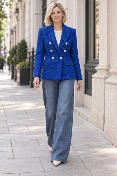 NEW STATION REMODA Tüvit blazer ceket