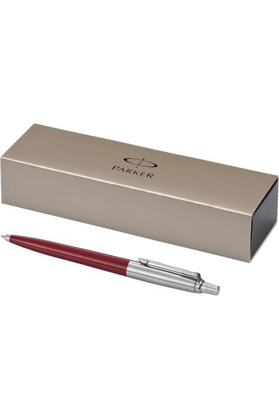 Adyson Parker (12.9 x 0.85 cm, Red/silver) - Parker Jotter Ballpoint Pen